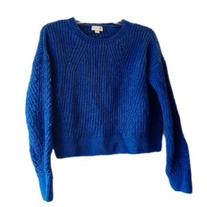 SO Chenille Cropped Sweater